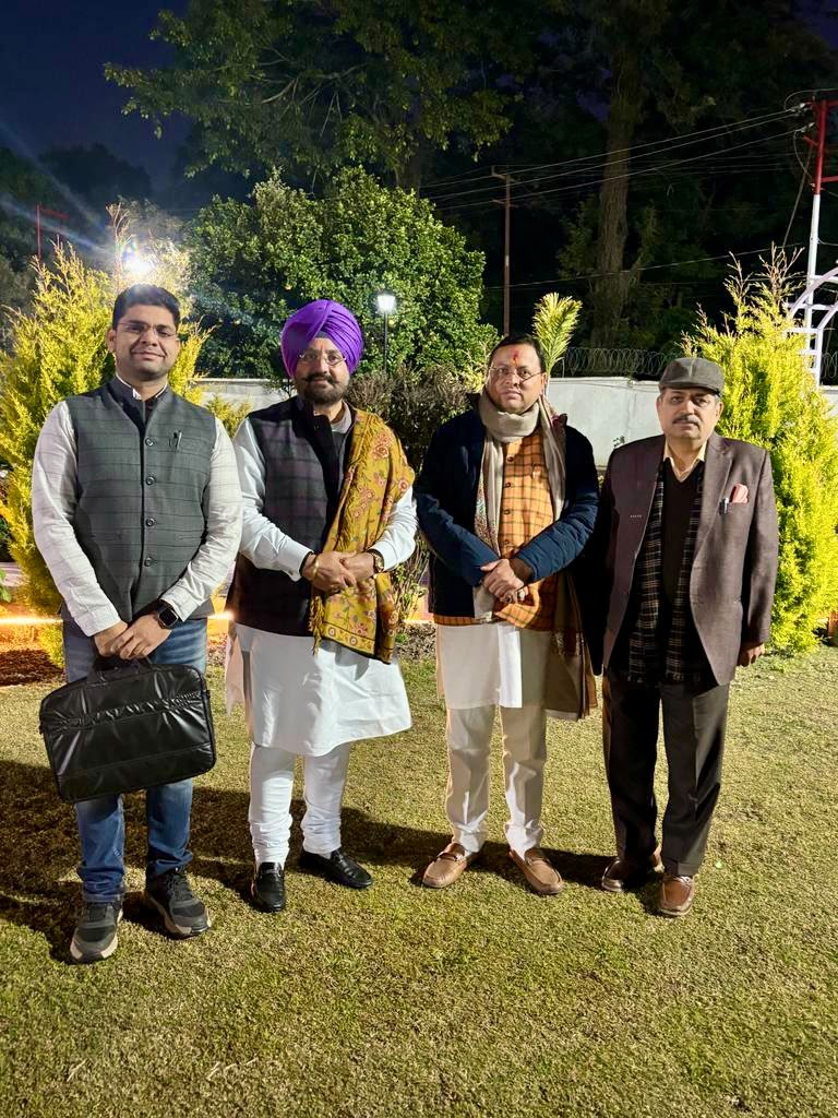 Meeting with the Chief Minister of Uttarakhand